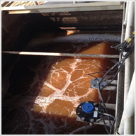 Aeration tank showing complete elimination of foaming after 30 days of CleanMaxx and CleanMaxx NT treatment at Chakan MIDC STP